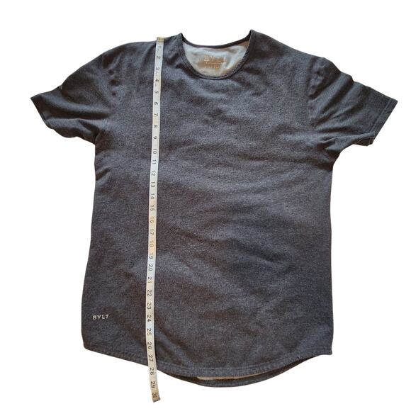 BYLT Drop Cloth Lux Short Sleeve T-shirt Gray size Large - Picture 5 of 9